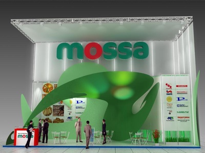 Выставочный стенд "Mossa", дизайн